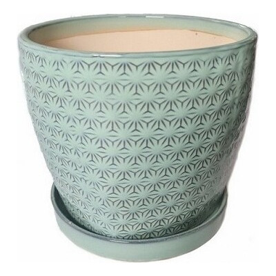 Doniczka Vintage gwiazdki błękitna