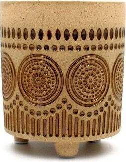 Doniczka Syb złota na nóżkach