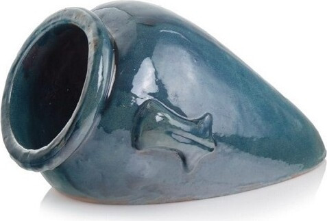 Donica dzban leżący turkusowy