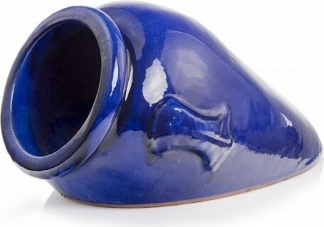 Donica dzban leżący niebieski