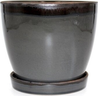 Donica Bao smukła szara połysk