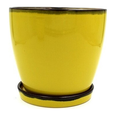 Donica Bao smukła żółta połysk