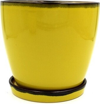 Donica Bao smukła żółta połysk