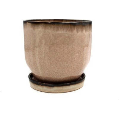 Donica Bao kanciasta beżowa połysk