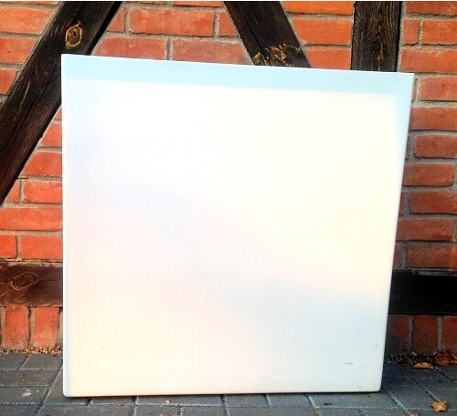 Donica z włókna szklanego biała ścianka