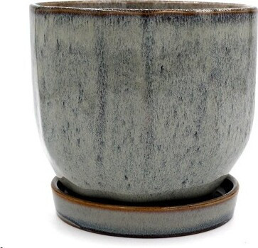 Donica Bao kanciasta szara nakrapiana połysk