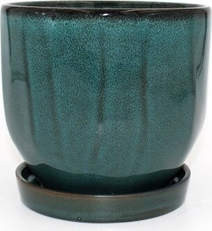 Donica Bao kanciasta turkus nakrapiana połysk