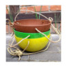 Doniczka ArtStone misa wisząca limonkowa