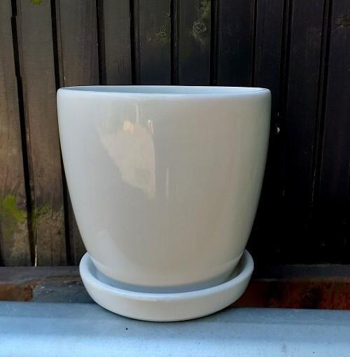 Doniczka klasyczna biała