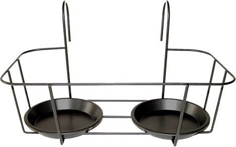 Kwietnik balkonowy na doniczkę podwójny