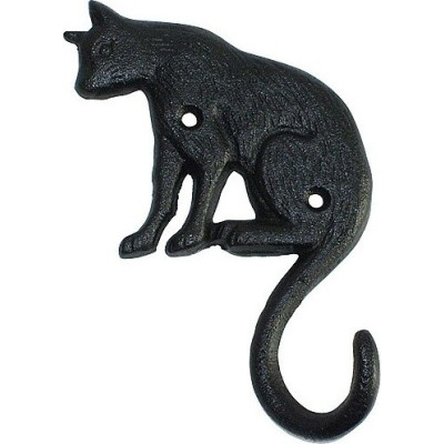 Wieszak żeliwny Kot