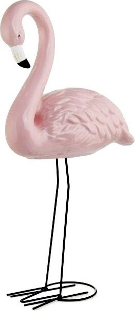 Flaming różowy z opuszczoną głową