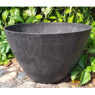 Doniczka ArtStone Fiona duża misa duża czarna