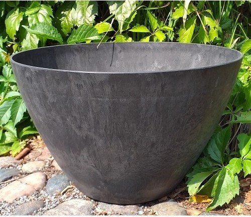 Doniczka ArtStone Fiona duża misa duża czarna