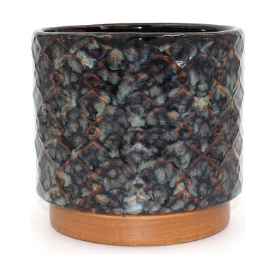 Doniczka Mees czarny walec