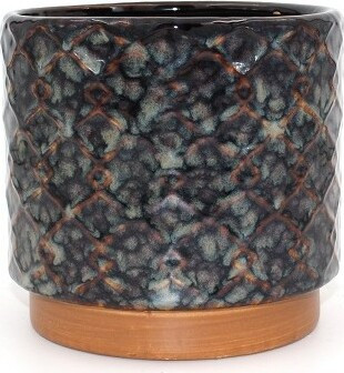 Doniczka Mees czarny walec