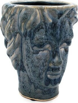 Doniczka Adonis głowa niebieska mała