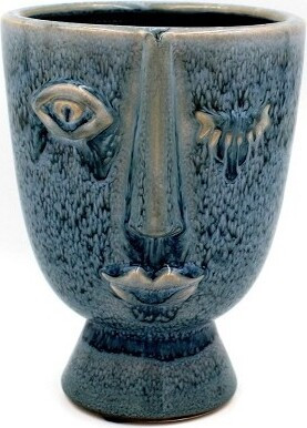 Doniczka Remus głowa niebieska