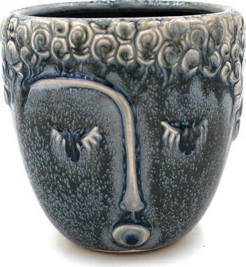 Doniczka Romulus głowa niebieska