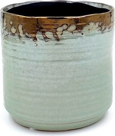 Doniczka Amber walec mięta