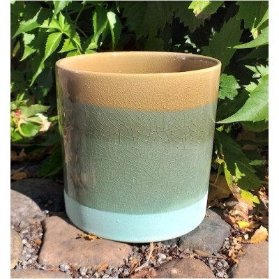 Doniczka walec Oliwkowy Gaj