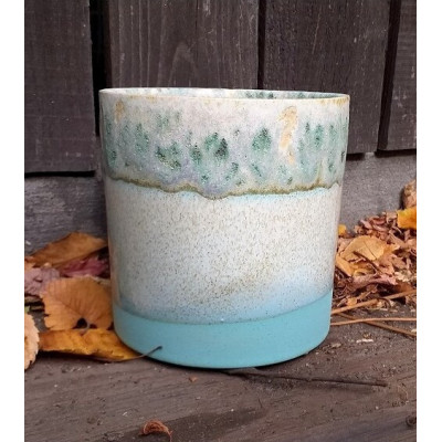 Doniczka walec Lazurowe Wybrzeże