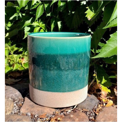 Doniczka walec Szmaragdowa Toń