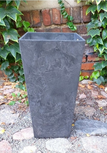 Donica ArtStone Ella wazon czarny