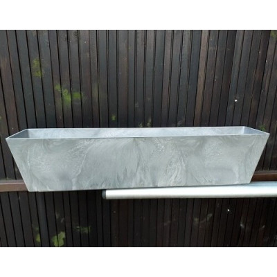 Skrzynka balkonowa Artstone Ella szara