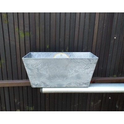 Skrzynka balkonowa Artstone Ella szara