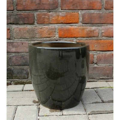 Donica Fancy klasyczna smukła ciemnozielona