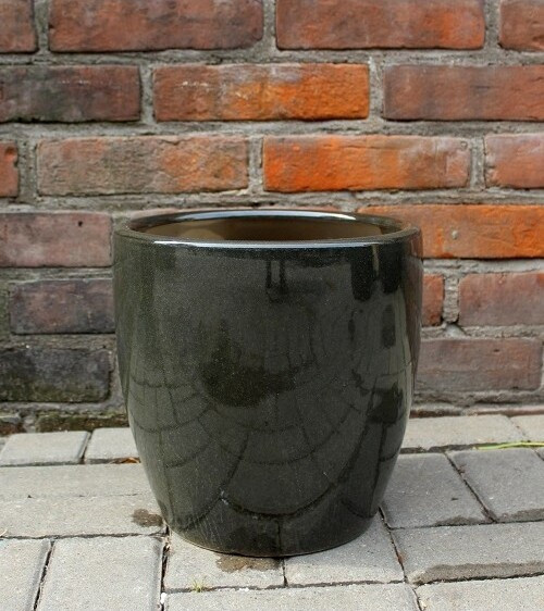 Donica Fancy klasyczna smukła ciemnozielona