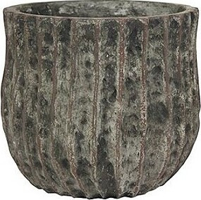 Doniczka Sia czarna okrągła