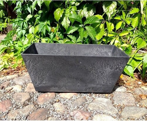 Skrzynka balkonowa Artstone Ella czarna