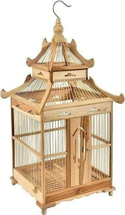 Drewniana klatka Etno 1