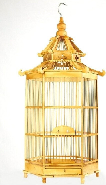 Drewniana klatka Etno 2