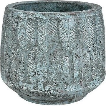 Doniczka Azur Old Piórka niebieska