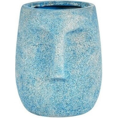 Doniczka Włoskie Niebo głowa turkus mat