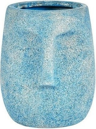 Doniczka Włoskie Niebo głowa turkus mat