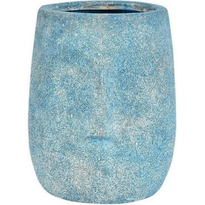 Doniczka Włoskie Niebo głowa turkus mat