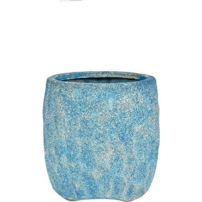 Doniczka Włoskie Niebo turkus mat golf