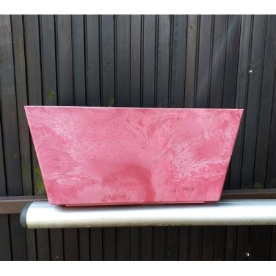 Skrzynka balkonowa Artstone Ella różowa