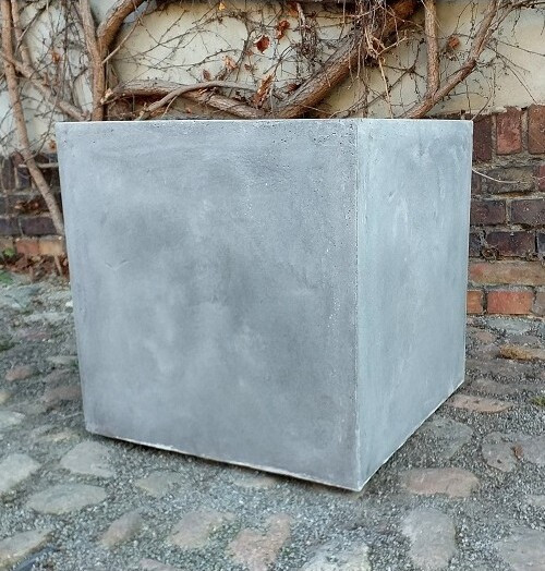 Donica cement sześcian szary