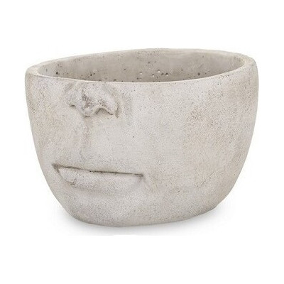 Doniczka Głowa 1/2 kremowa