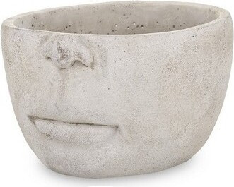 Doniczka Głowa 1/2 kremowa