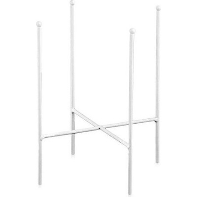Stojak metalowy biały