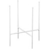 Stojak metalowy biały