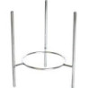 Stojak metalowy srebrny