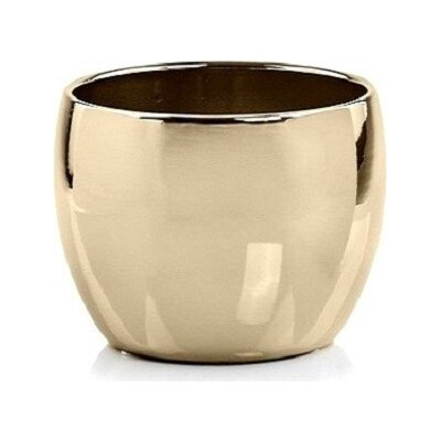 Doniczka Mirror złota lustrzana kulista