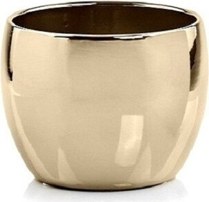 Doniczka Mirror złota lustrzana kulista